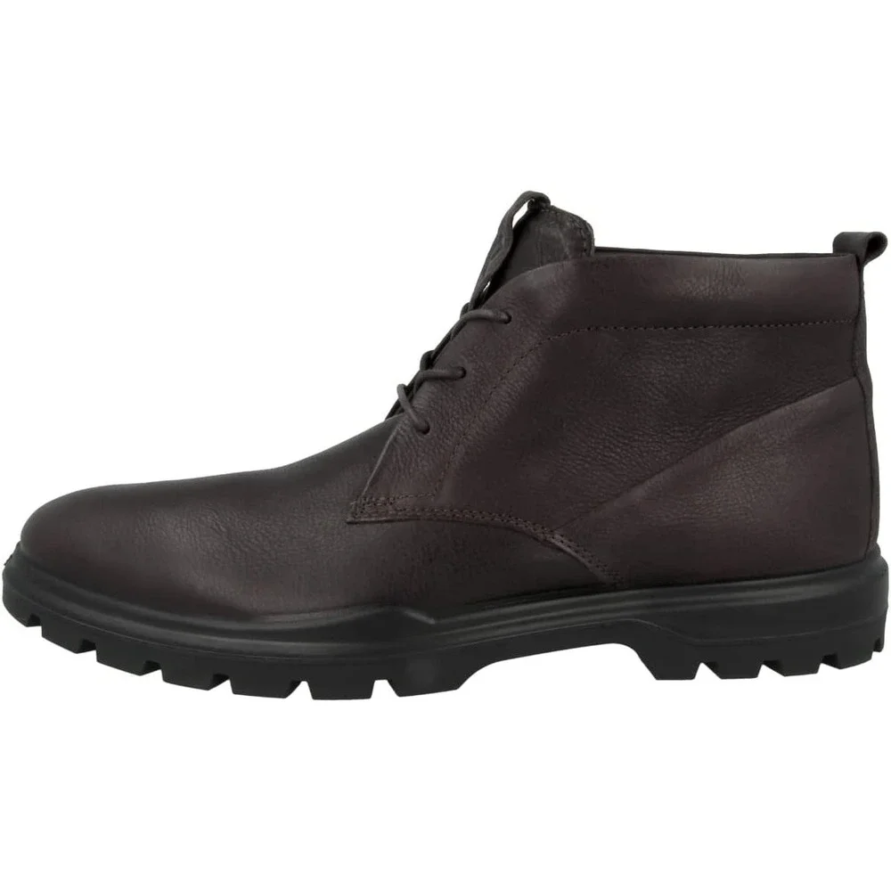 ECCO Citytray Avant Chukka Mens Size EU 46‎ US 12-12.5 Mocha Leather Boots - NEW